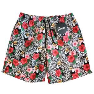 Franks Broadbeach shorts mid length size S NWT